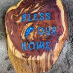 Cedar Plaque with Epoxy Lettering